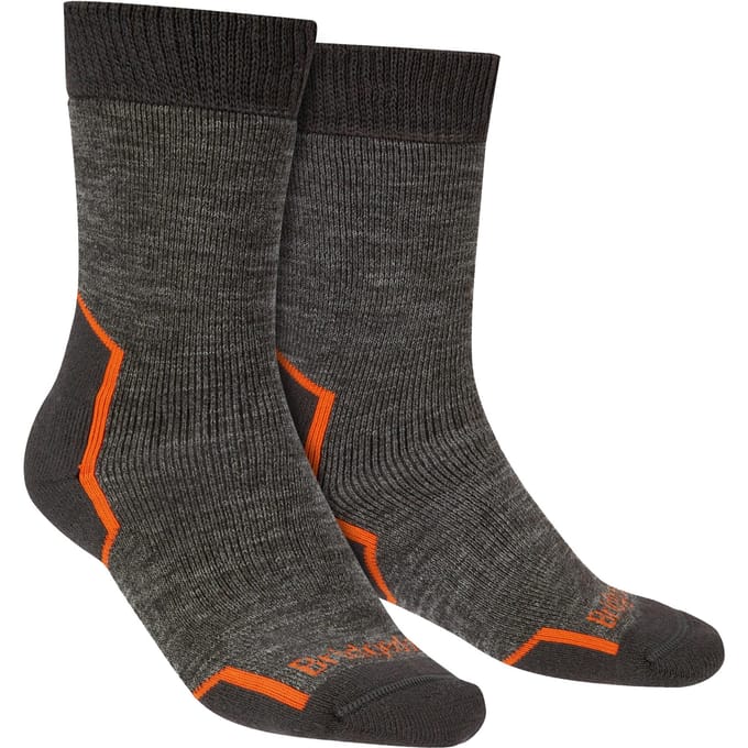 Bridgedale - Heren Zware Merino Wol Sokken - Anthraciet