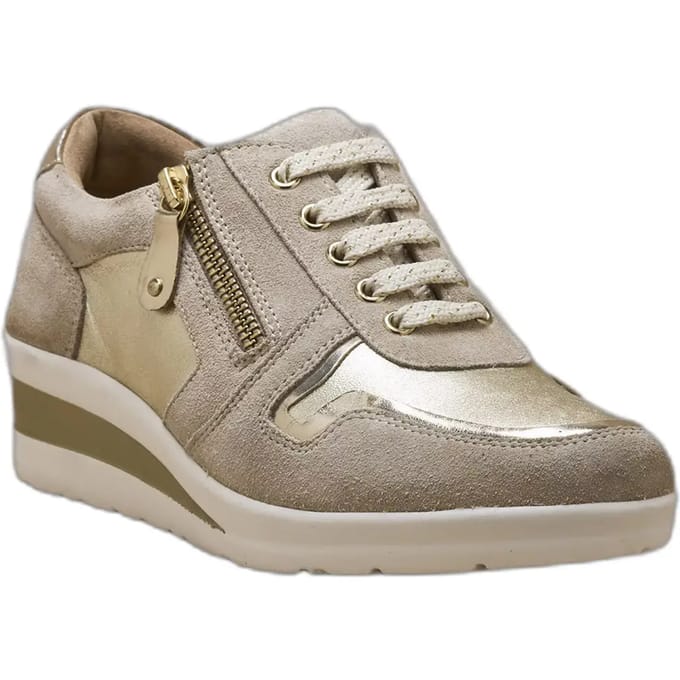 Leren sneakers met luchtzool voor dames Pédiconfort