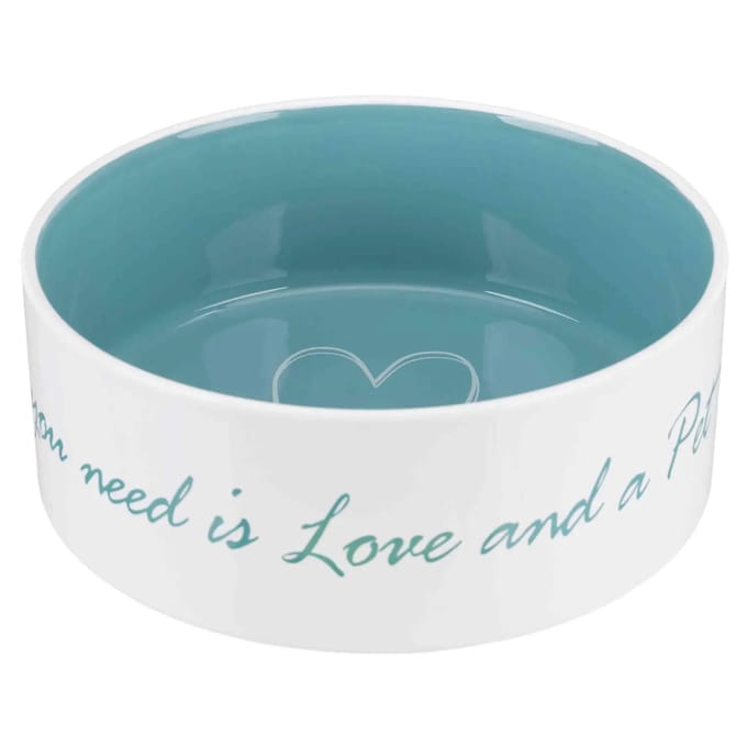 Trixie Pet's Home Ceramic Bowl Blue 1.4L 20cm