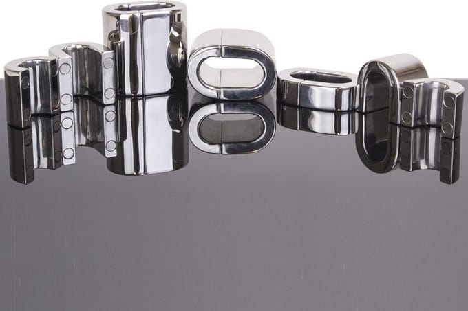 RVS Magnetische Balzak Stretcher Ovaal Ontwerp - 35 mm