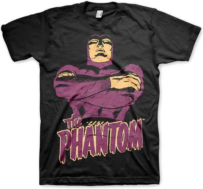The Phantom Heren Tshirt -M- The Phantom Zwart