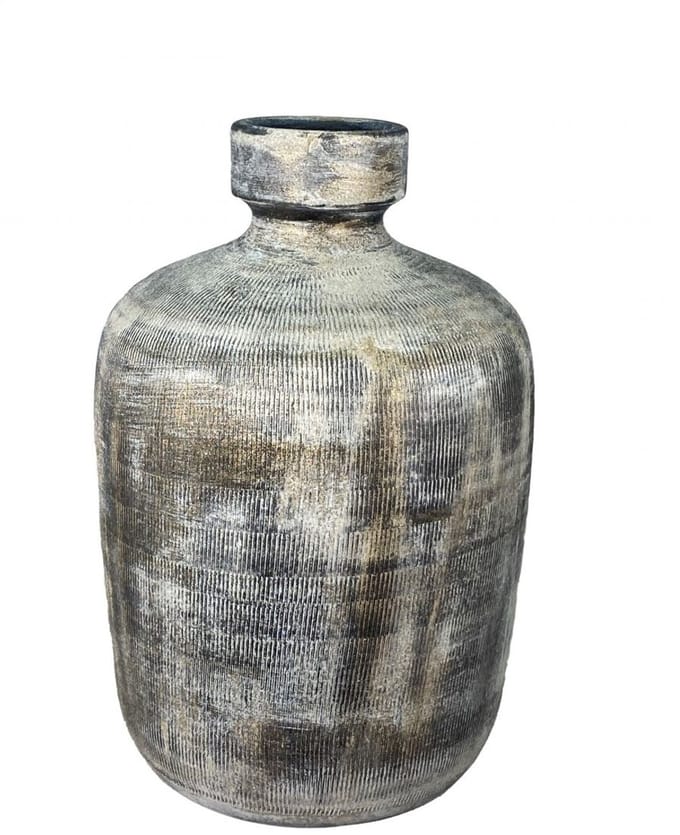 Fles Kruik Zwart Miami D22 x H33