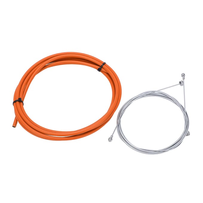 BOLANY Fietsremkabel en -behuizing Set Stabiele Sterke 5mm Fietsremkabel Oranje oranje