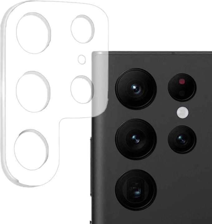 Screenprotector geschikt voor Samsung S22 Ultra Camera - Gehard Glas Screen Protector geschikt voor S22 Ultra Camera