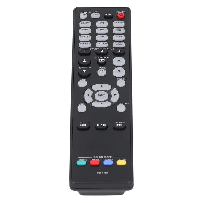 TV Afstandsbediening voor Denon RC1184RC1183AVRX3000AVRX2000AVRE400AVR2313 gray