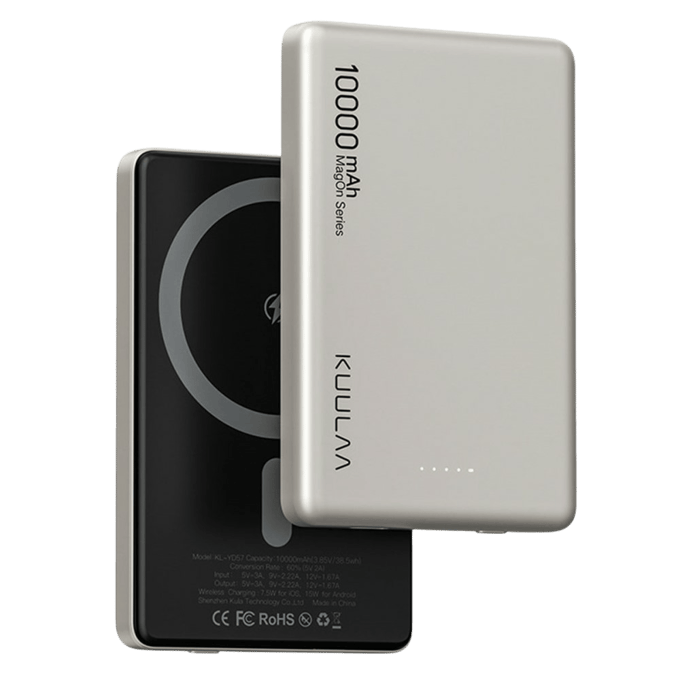 Kuulaa MagOn Series Slim Powerbank Titanium