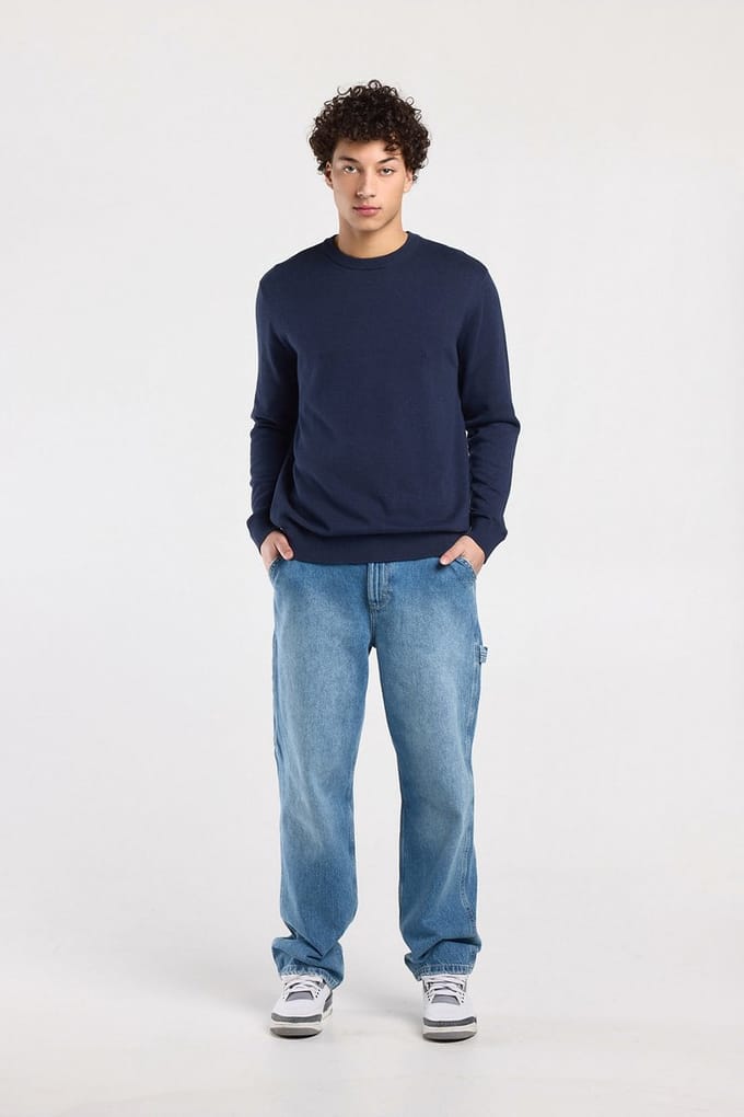 America Today Kay Dark Blue Taglia: L | Maglioni a maglia Outlet | Uomo | Blu