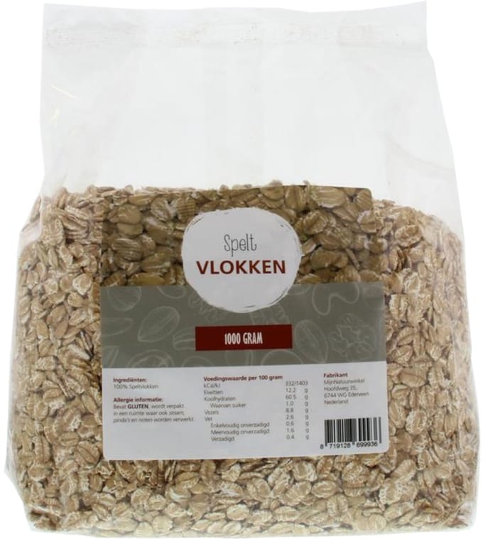 Mijnnatuurwinkel Speltvlokken 1 kg