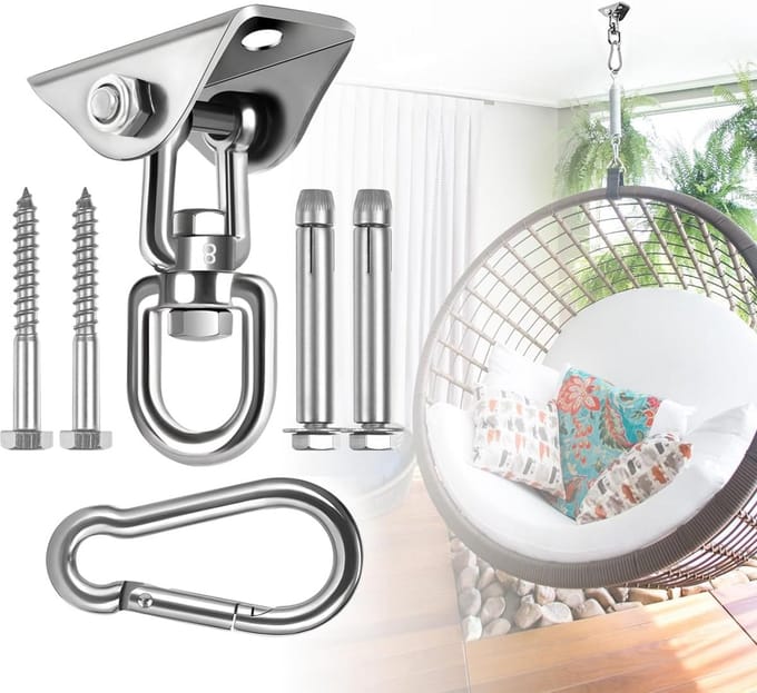 Hammock Hangset met 360° Rotatie en Hoge Capaciteit
