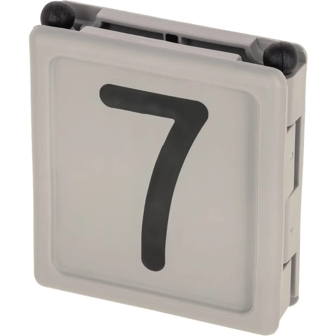 Nummerplaatje voor opvouwbare halsband Kerbl (x6)