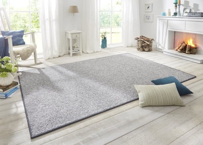 Flycarpets Rond Tufted Vloerkleed - Wollen Look - Grijs - 200 cm
