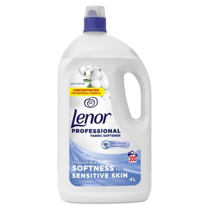Lenor Assouplissant 4L Coton Doux Blanc