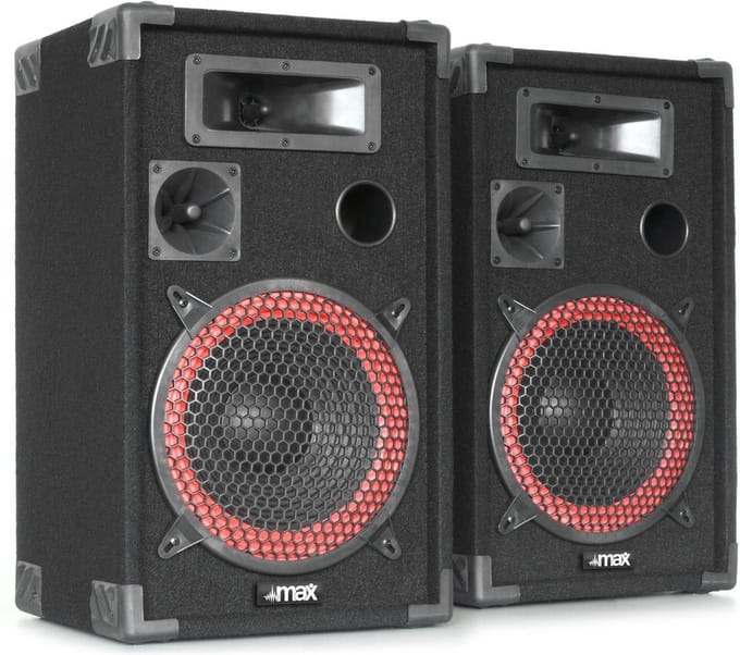 Luidsprekerset – MAX XEN3510 luidsprekerset 3-weg met 10” woofers - 700W