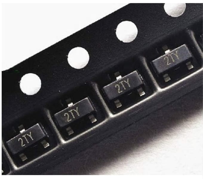 Transistor Set - Elektronica Componenten - Schakel Circuits - Compact SOT-23 - 10 Stuks
