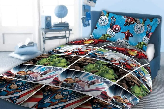 Avengers Dekbedovertrek - Eenpersoons - Marvel Avenger - Dekbed - 1-persoons
