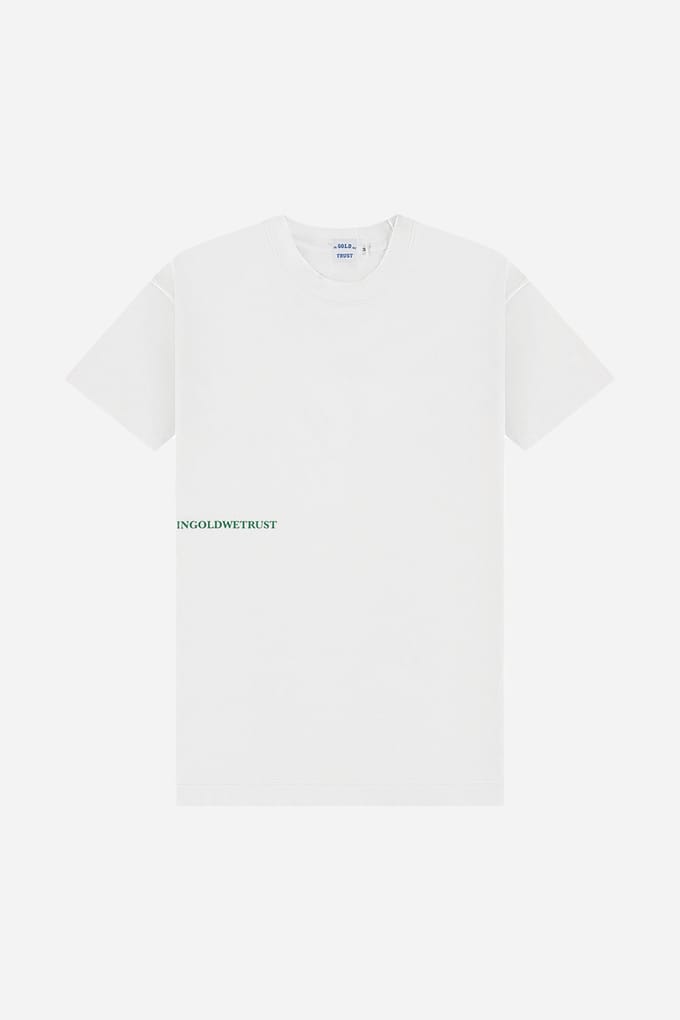 In Gold We Trust The Late White Maat: M | Tops Outlet | Unisex | Wit