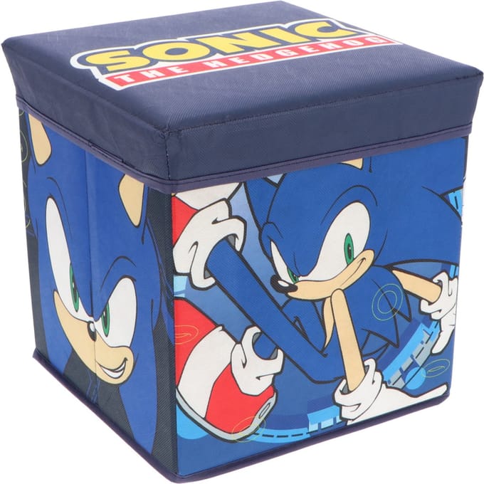Sonic Opbergdoos - Met deksel - Stoel - Blauw - 30 cm