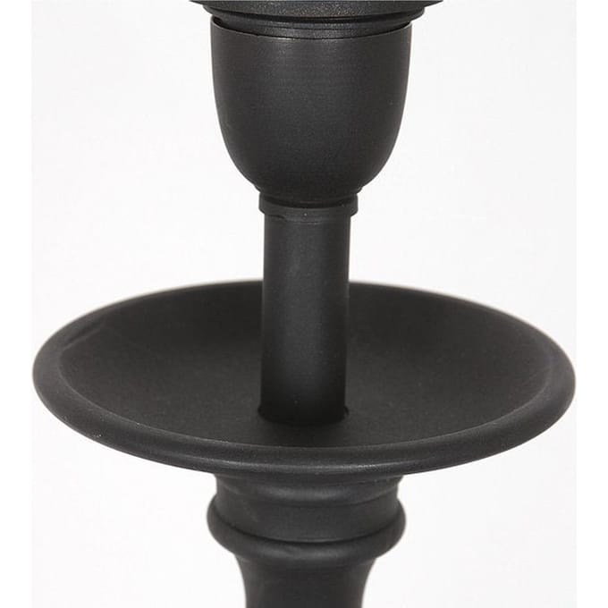 Anne Lighting tafellamp Lyons - zwart - metaal - 15,5 cm - E27 fitting - 3467ZW