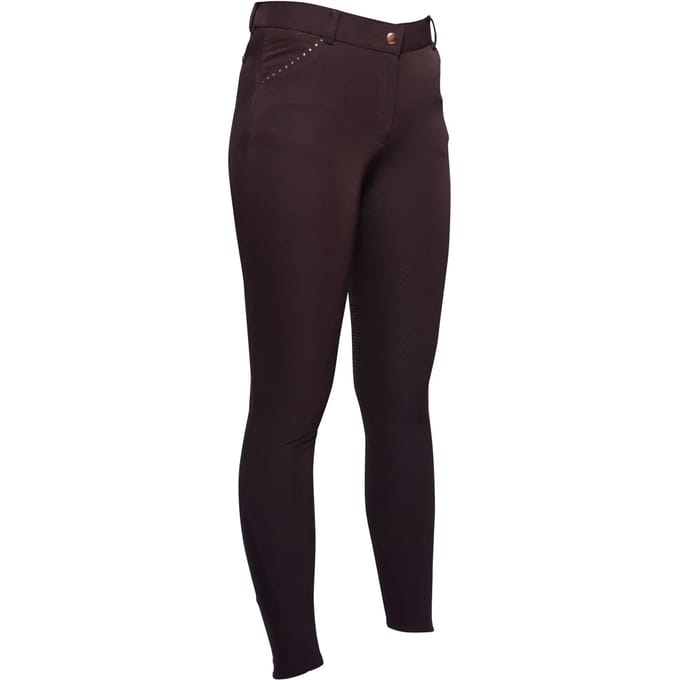Damesbroek met volledige grip HKM Rosegold Glamour