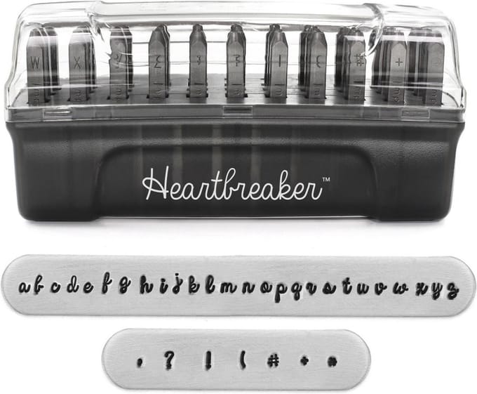Slagletters Heartbreaker, luxe, Klein, 3 mm