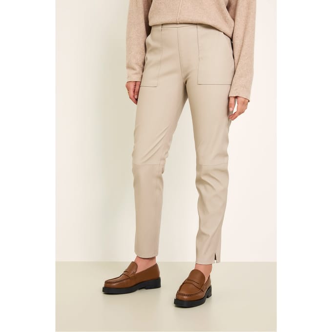 Knitted Marit Pants Sand Taglia: M | Pantaloni da completo Outlet | Donna | Marrone