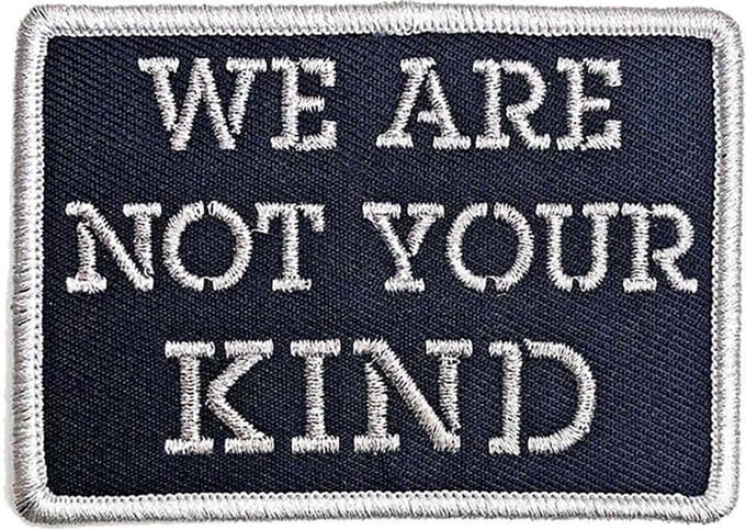 Slipknot - We Are Not Your Kind Stencil Patch - Zwart
