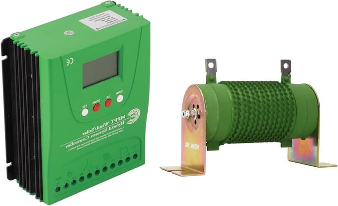 Hybride Laadregelaar - Wind Solar Controller - Energie Beheer - MPPT Boost Technologie - 174 x 145 x 70 mm