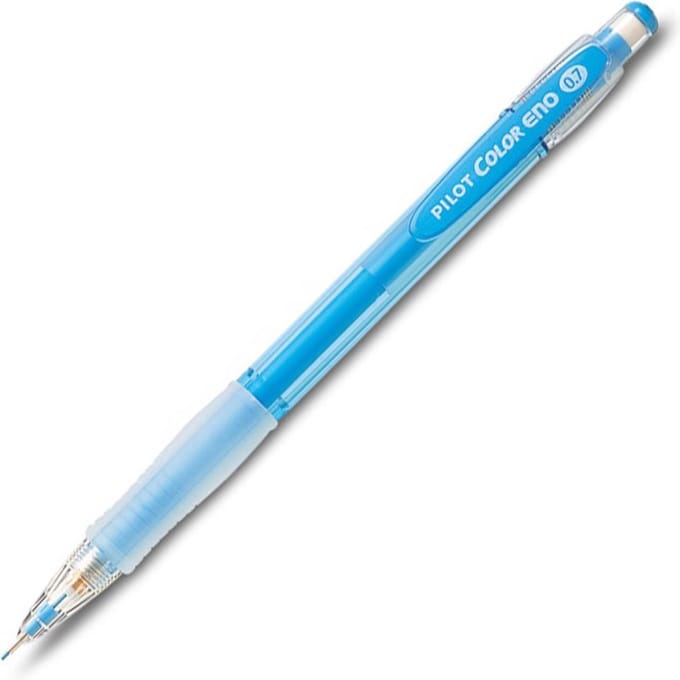 Pilot Color Eno Vulpotlood 0.7mm – Lichtblauw, Inclusief 2 Vullingen.