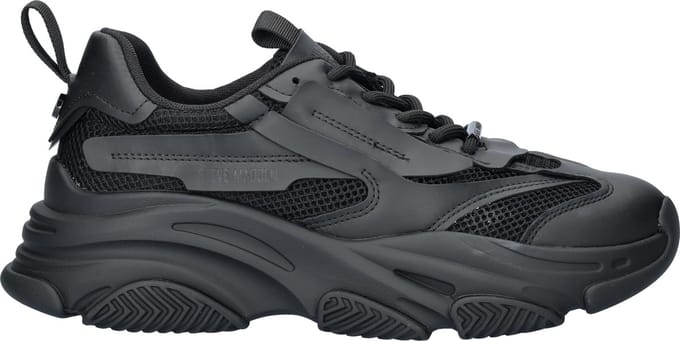 Steve Madden Possess heren sneaker - Zwart - Maat 40