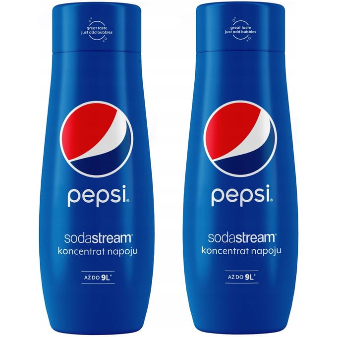 SodaStream - Pepsi Concentraten Set - 2 x 440ml - Milieuvriendelijke Keuze