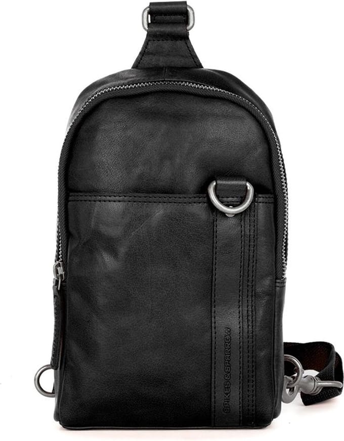 Leren Slingbag - Washington - Zwart