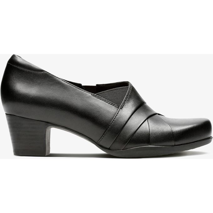 Rosalyn Adele Zwarte Leren Schoenen