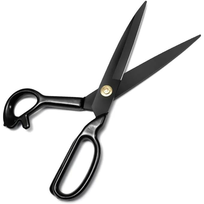 Professionele kleermakersschaar voor het knippen van stof, zware schaar voor het knippen van leer, industriële scherpe naaischaar voor thuis gray