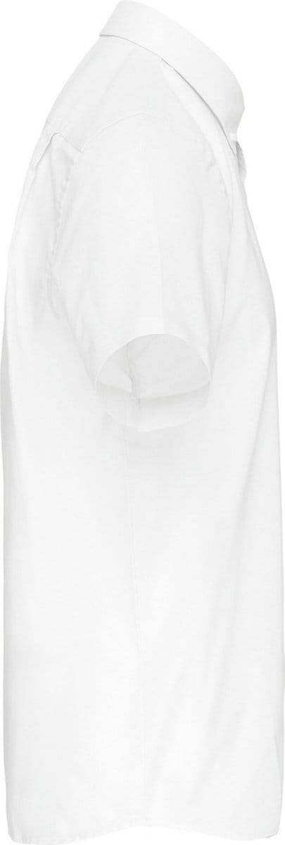 Kariban Heren non-iron micro sergé overhemd korte mouwen K539 - White - M
