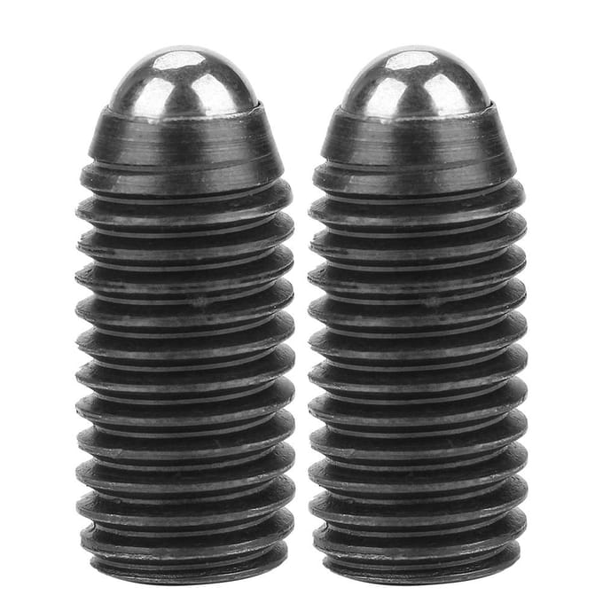 10 stuks M12 Schroefdraad Zeskantige Inbus Koolstofstaal Kogel Veerplunjers Set (M12*25)