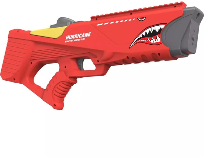 Benson Elektrisch waterpistool Hurricane rood - 280 ml - USB-C