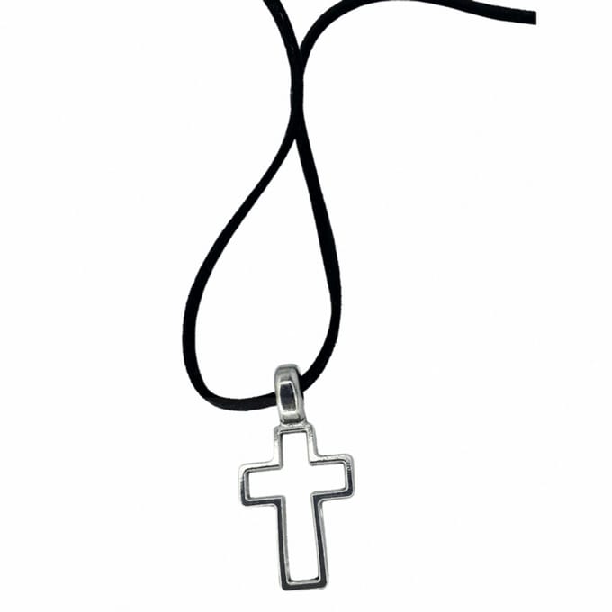 Ketting-Kruis-45 cm- Charme Bijoux