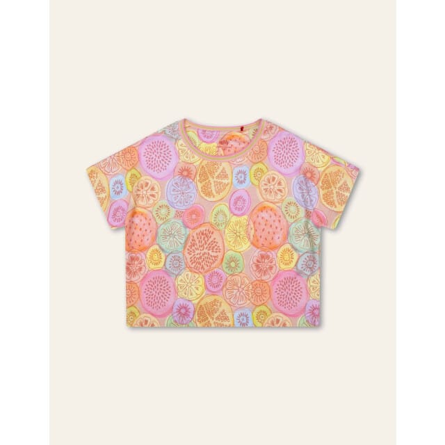 Oilily Tipp T-Shirt- maat140/10yr Evening Sand