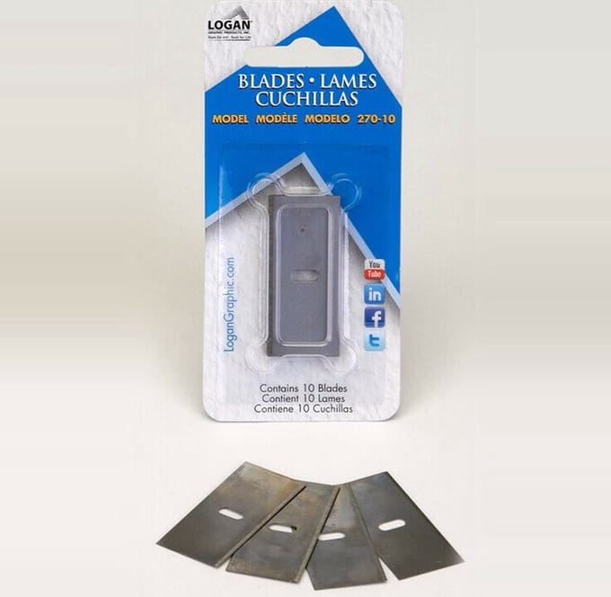 Logan reserve mesjes 270-10 set met 10 mesjes