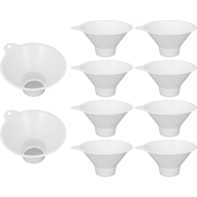 10 stuks Toilet Niersteen Opvanger Plastic Gaasfilter Niersteen Zeef Trechter Calculi white