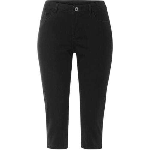 ESMARA Dames jeans - Capri (Zwart, 36)
