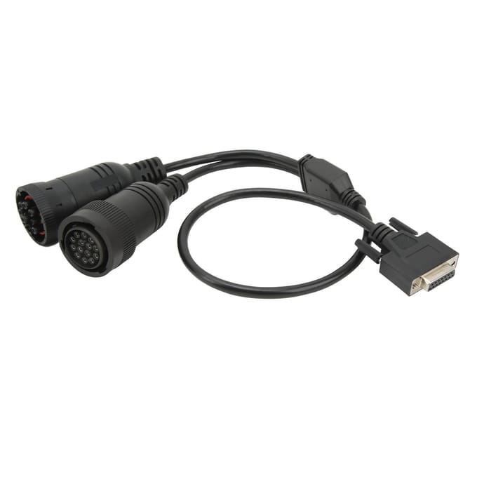14-pins 9-pins diagnosekabeladapter 457?6114 ABS Rubber Hoge Flexibiliteit voor ET3 OBD2 317?7485 gray