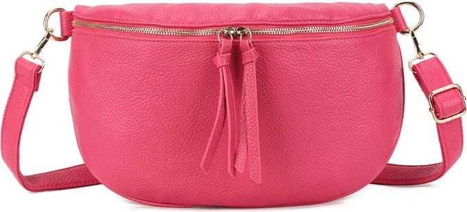 Giuliano Kunstlederen heuptas Bernadette - Fuchsia