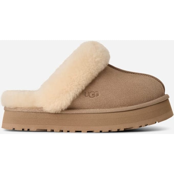 UGG® Disquette for Women in Tan, Size 9, Suede/Polyester