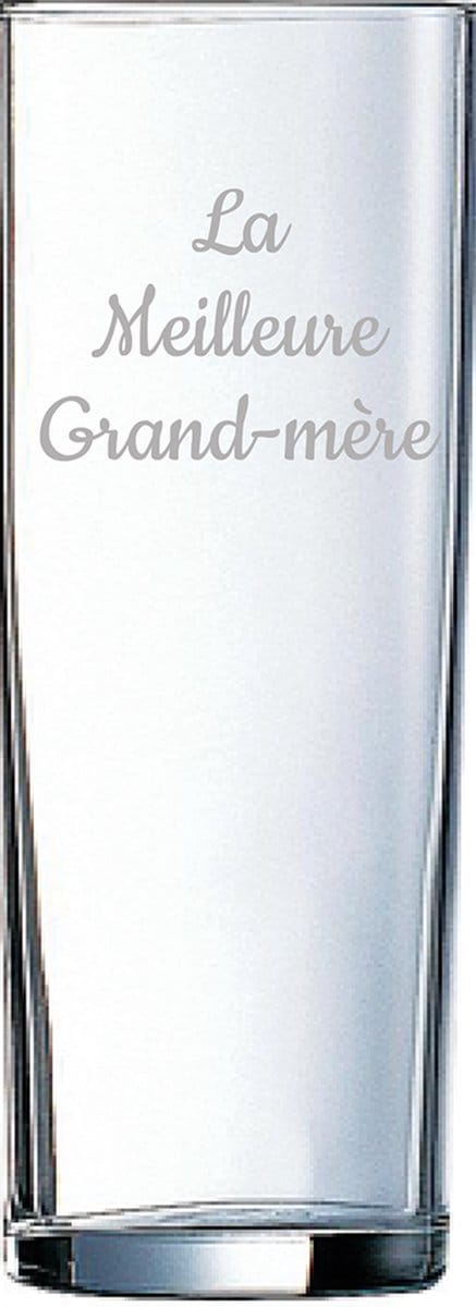 Longdrinkglas gegraveerd - 31cl - La Meilleure Grand-mère
