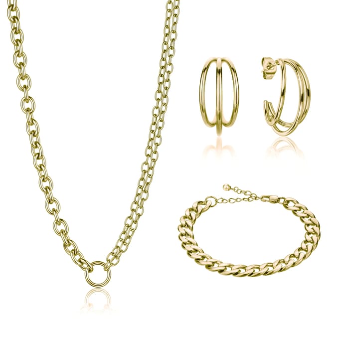 Ketting, armband en oorbellen set Isabella Ford Chelou