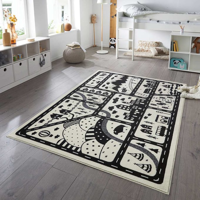 Hanse Home Vloerkleed 80 cm x 150 cm Landscapes Crème