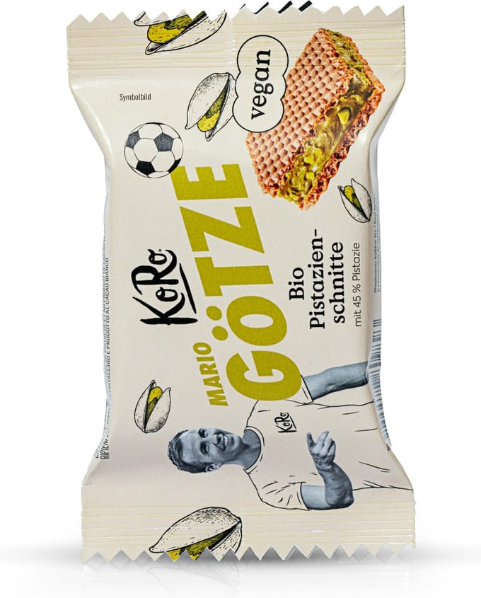 KoRo | Bio pistachewafel met 45% pistache 12 x 22 g