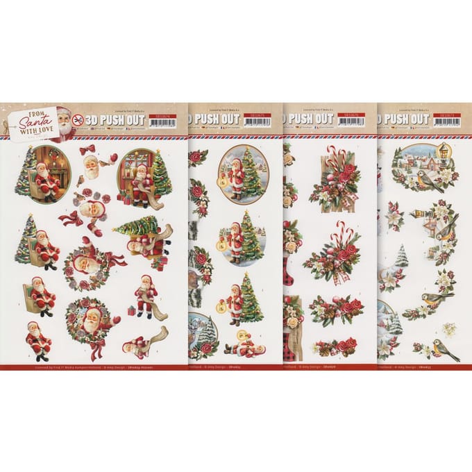 3D stansvel set "From Santa with love"