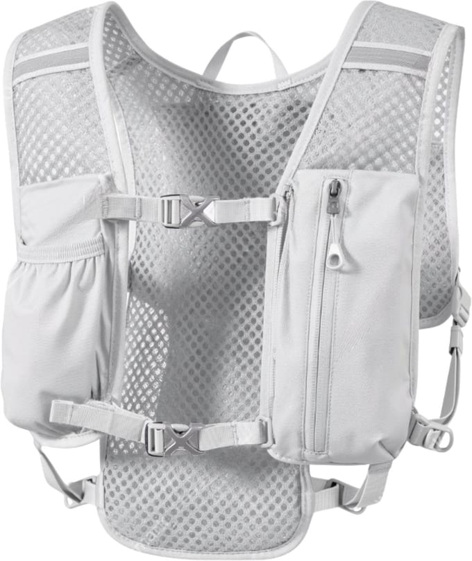 U Fit One Hardloopvest met Drinkhouder & Telefoonhouder – Running Vest - Hardloop Loopvest – Trailrugzak - Grijs